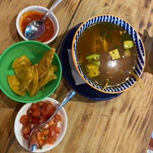 Sopa de Tortilla de la Casa