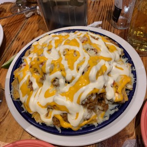 nachos charro mexicano