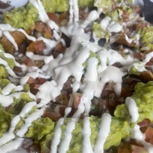 Nachos vegetarianos 