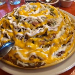 nachos con carne 