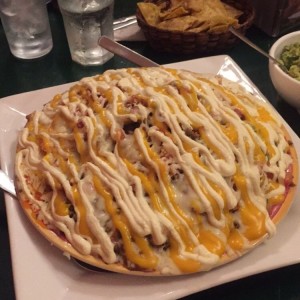 nachos charro mexicano