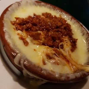 fundido de chorizo