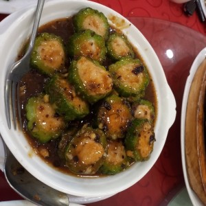 fukua relleno pepino amargo