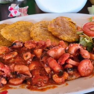 Filete de corvina a lo macho