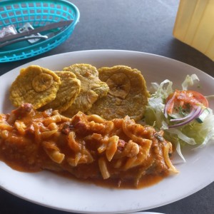 FILETE DE PESCADO A LA MARINERA