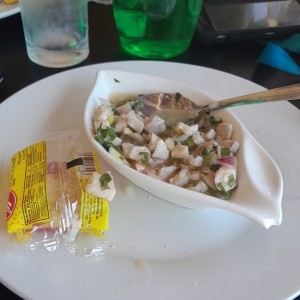 Ceviche de corvina