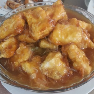 tofu con conchuela