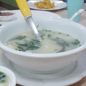 sopa bolita de pescado