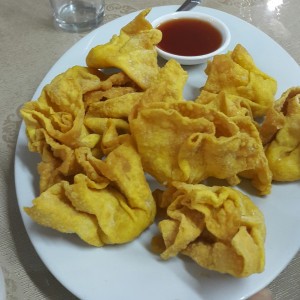 Wanton de camarones 