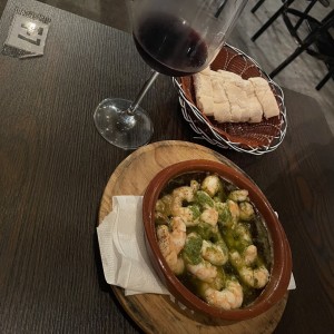 Mariscos - Gambas al ajillo