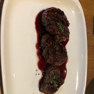 filete con reduccion de vino tinto