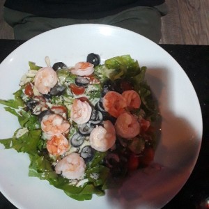 ensalada de camarones