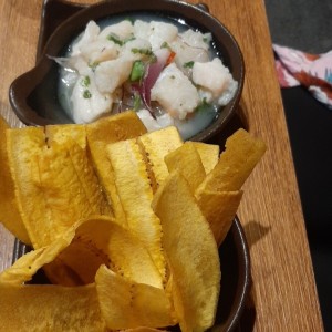 Entradas / Compartir - Ceviche de Corvina