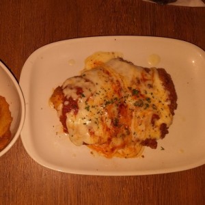 Milanesa de pollo a la Parmesana