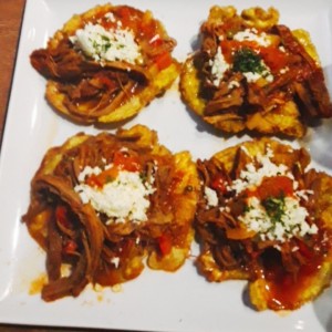 Patacones rellenos 