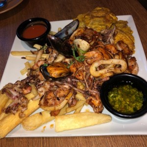 parrilla de marisco para 2