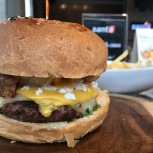 4 cheese burger