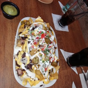 nachos de pollo 