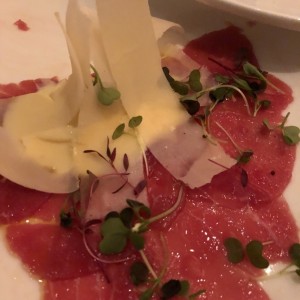 carpaccio de res