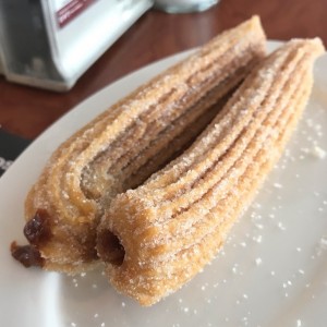 Churros relleno de manjar