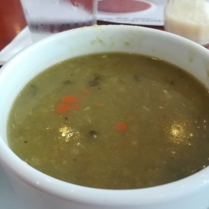 Sopa de arvejas 