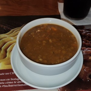 Sopa de lentejas