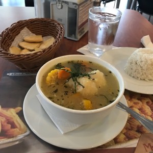 sancocho con arroz