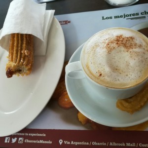 Capuchino y churro