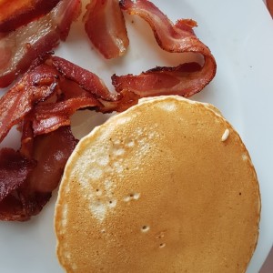 pancake con tocino