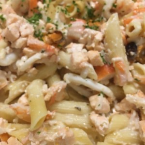 Pasta con mariscos