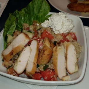 quinoa con pollo