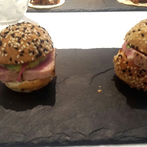 Hamburguesas de atun rojo