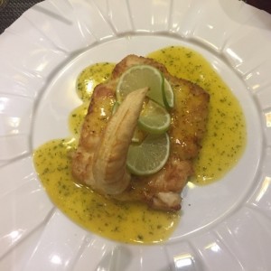 Corvina a la Meuniere