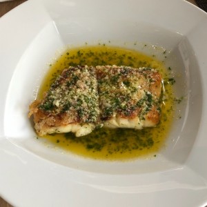 corvina al ajillo