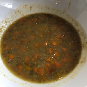 sopa de lenteja