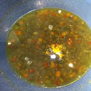 sopa de lenteja