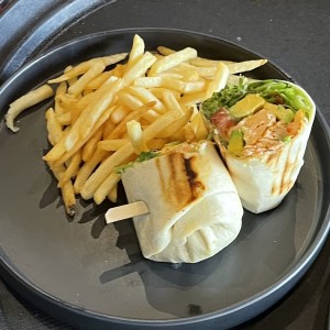 Wrap de salmon