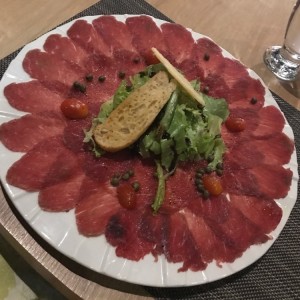 carpaccio de res