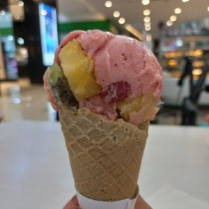 Helado de tutifruti