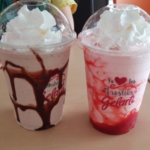 Milkshakes de Oreo y Strawberry