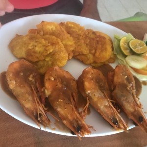 Langostinos al ajillo