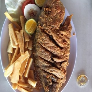 Pargo frito