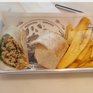 wrap de pollo 