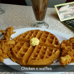 Chicken and waffles 