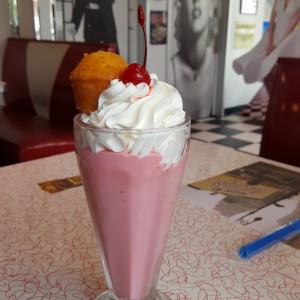 batido de cereza