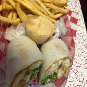 Chicken Wrap con Papas