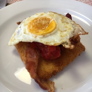 Fried Mozarella Bacon 