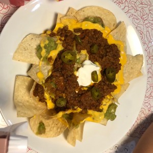 nachos con carne