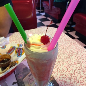 Banana / Cherry Milkshake