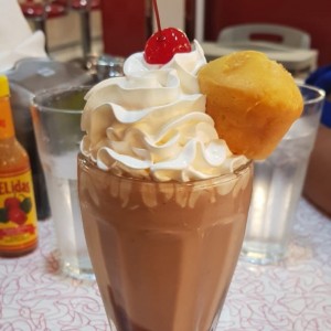 Nutella banana milkshake